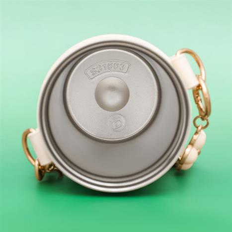 Ly giữ nhiệt inox 500 ml Hoa Sơn Trà GERM GE-23AW-B77 Màu Trắng