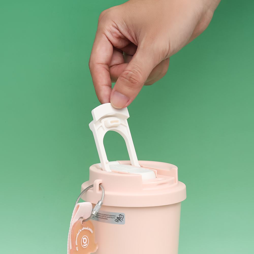 Ly giữ nhiệt inox 500 ml Hoa Huệ Thung Lũng GERM GE-23AW-B47 Màu Hồng