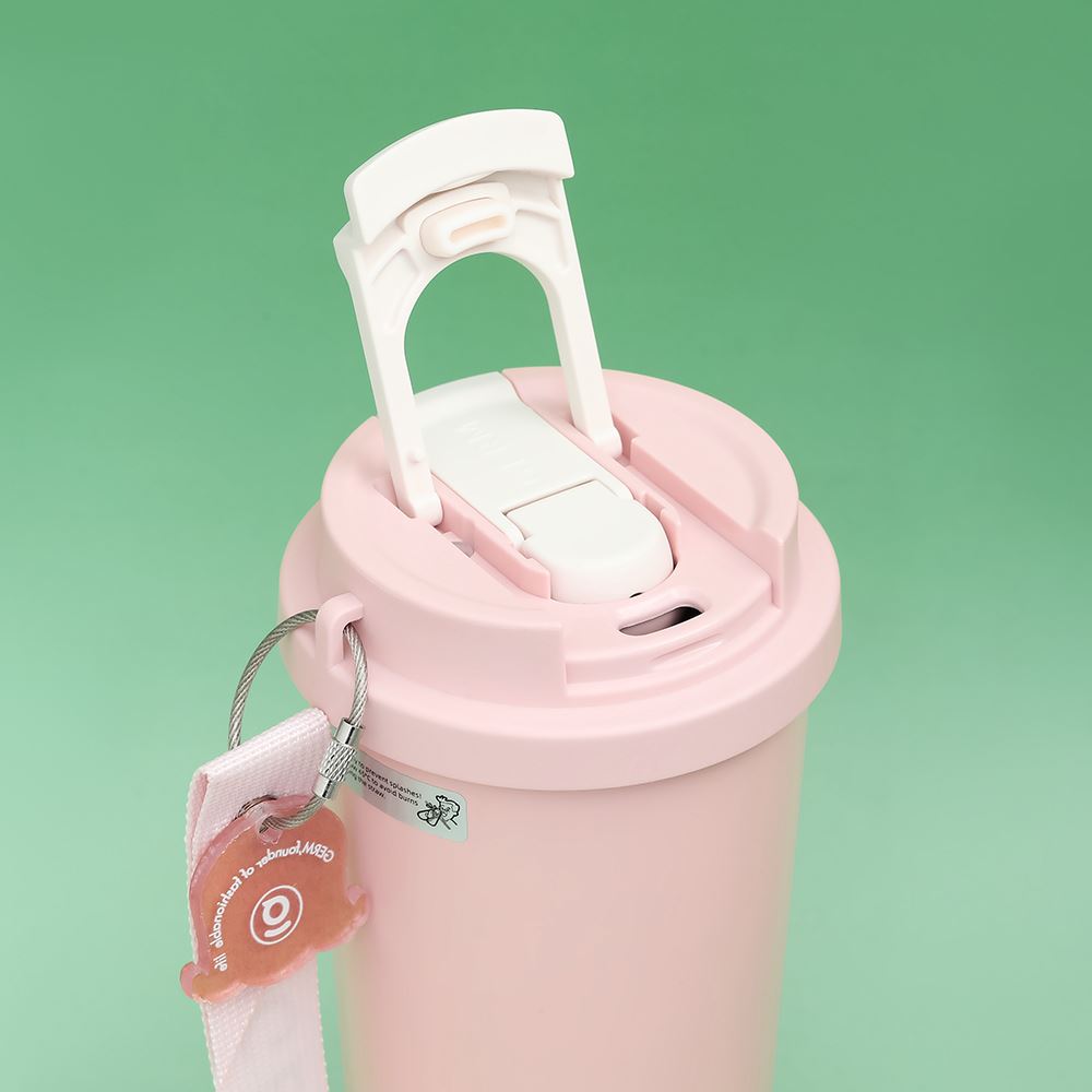 Ly giữ nhiệt inox 500 ml Hoa Huệ Thung Lũng GERM GE-23AW-B47 Màu Hồng