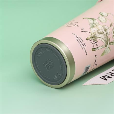 Ly giữ nhiệt inox 500 ml Hoa Huệ Thung Lũng GERM GE-23AW-B47 Màu Hồng