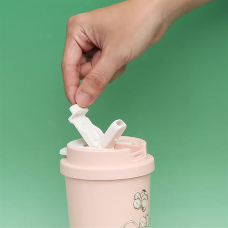 Ly giữ nhiệt inox 500 ml Hoa Huệ Thung Lũng GERM GE-23AW-B47 Màu Hồng