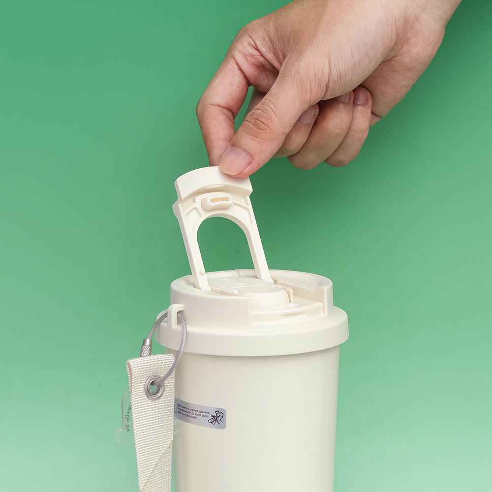 Ly giữ nhiệt inox 500 ml Hoa Huệ Thung Lũng GERM GE-23AW-B47 Màu Trắng