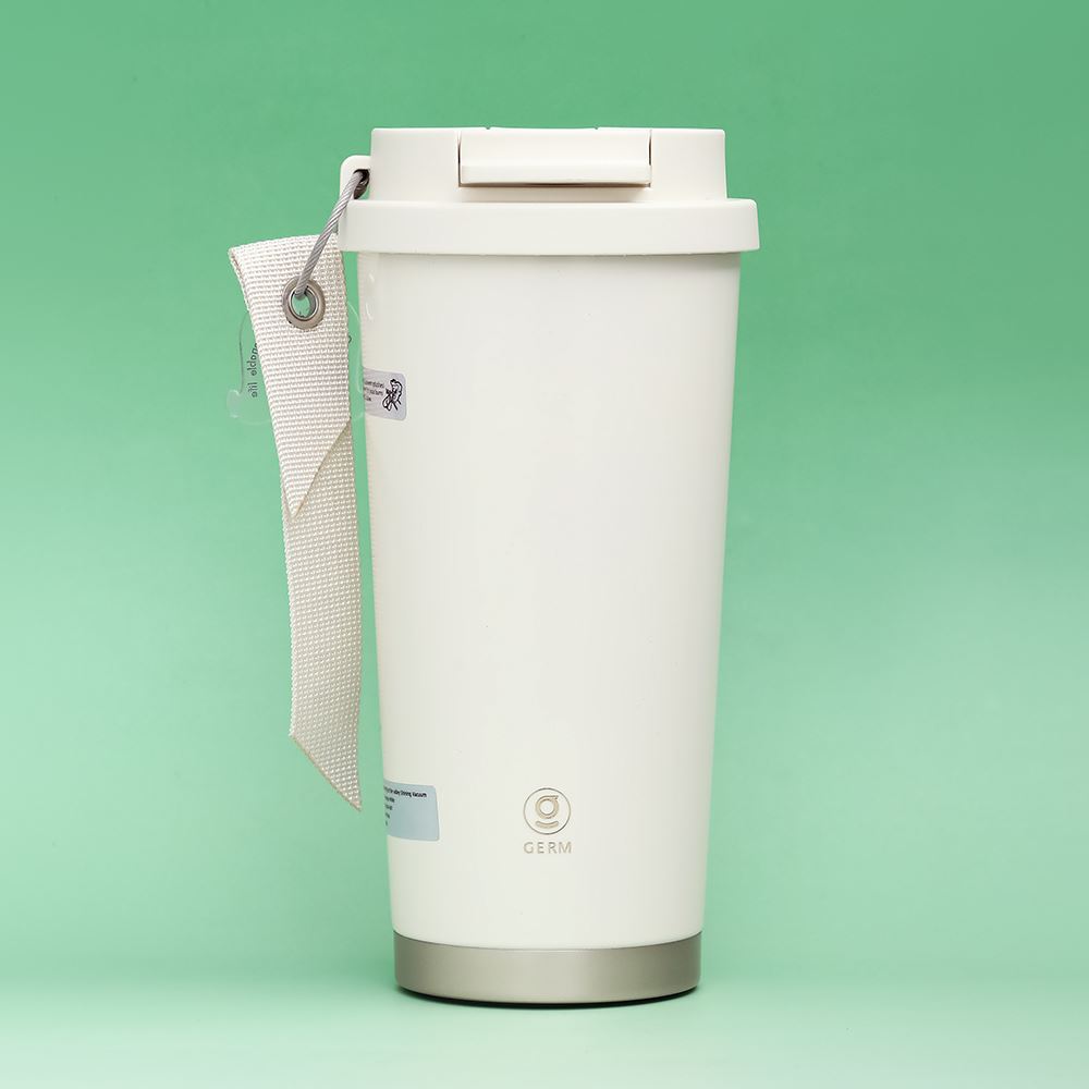 Ly giữ nhiệt inox 500 ml Hoa Huệ Thung Lũng GERM GE-23AW-B47 Màu Trắng