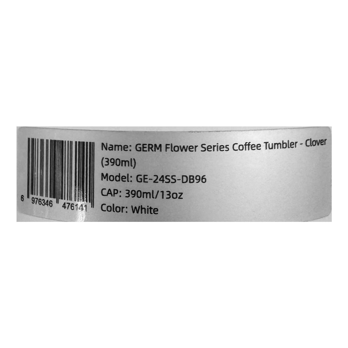 Ly giữ nhiệt inox 390 ml Cỏ Bốn Lá GERM GE-24SS-DB96 Màu Trắng