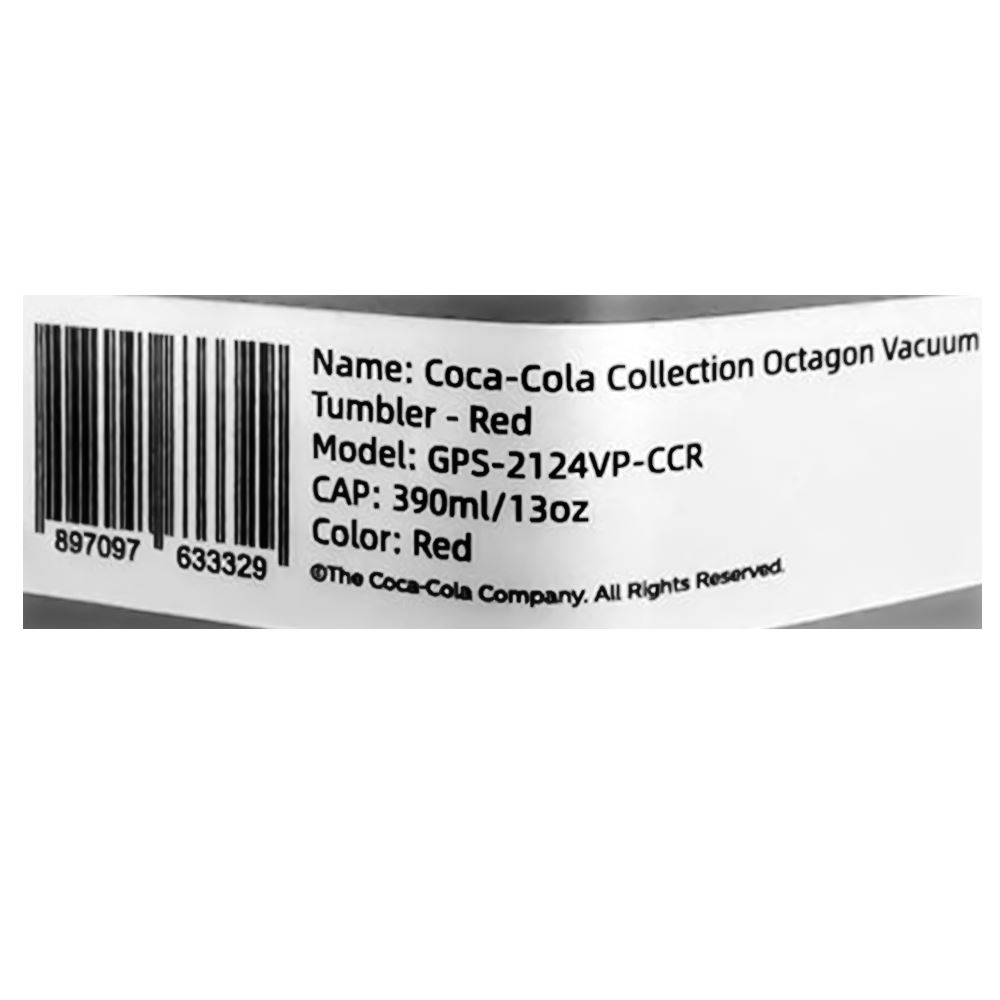 Ly giữ nhiệt inox 390 ml Kim Cương Coca Cola GERM GPS-2124VP-CCR Màu Đỏ