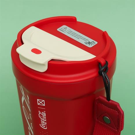 Ly giữ nhiệt inox 390 ml Kim Cương Coca Cola GERM GPS-2124VP-CCR Màu Đỏ