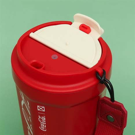 Ly giữ nhiệt inox 390 ml Kim Cương Coca Cola GERM GPS-2124VP-CCR Màu Đỏ