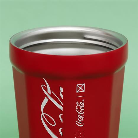 Ly giữ nhiệt inox 390 ml Kim Cương Coca Cola GERM GPS-2124VP-CCR Màu Đỏ