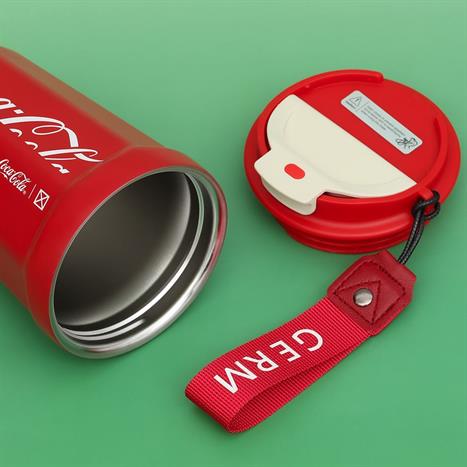 Ly giữ nhiệt inox 390 ml Kim Cương Coca Cola GERM GPS-2124VP-CCR Màu Đỏ