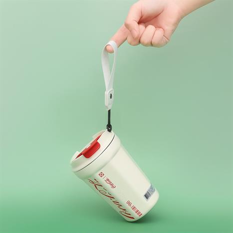 Ly giữ nhiệt inox 390 ml Kim Cương Coca Cola GERM GPS-2124VP-CCW Màu Trắng