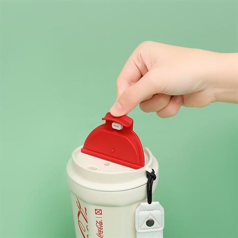 Ly giữ nhiệt inox 390 ml Kim Cương Coca Cola GERM GPS-2124VP-CCW Màu Trắng