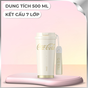 Ly giữ nhiệt inox 500 ml Shine Coca Cola GERM GE-CK22AW-B15
