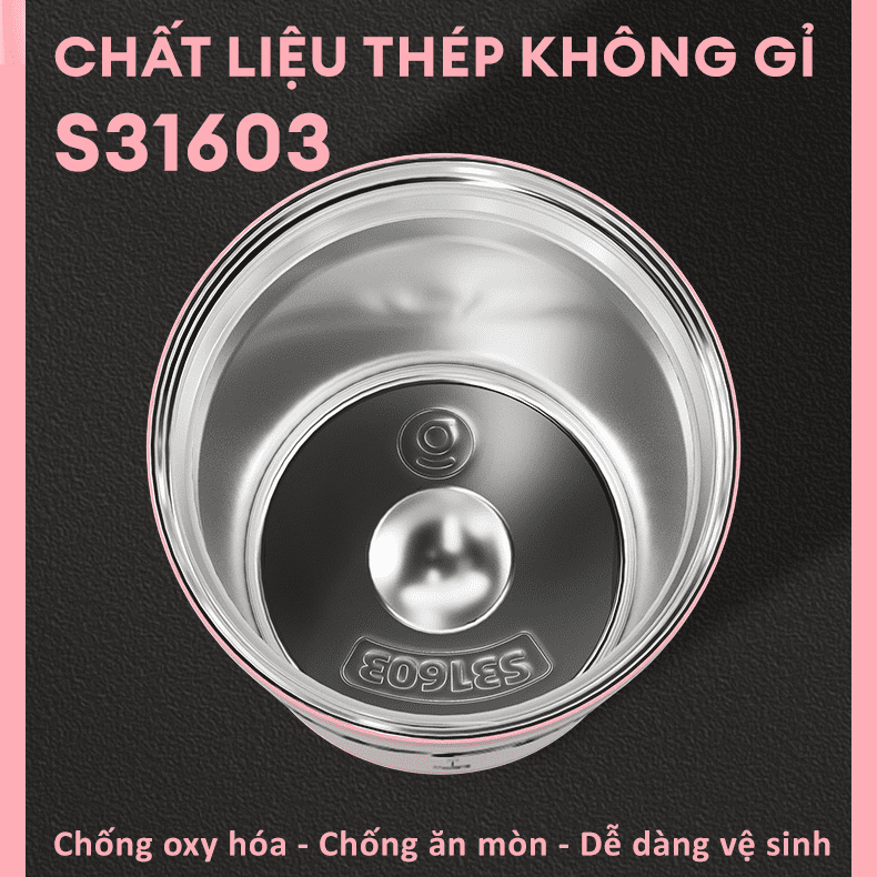 Ly giữ nhiệt inox 500 ml Shine Coca Cola GERM GE-CK22AW-B15 Màu Trắng