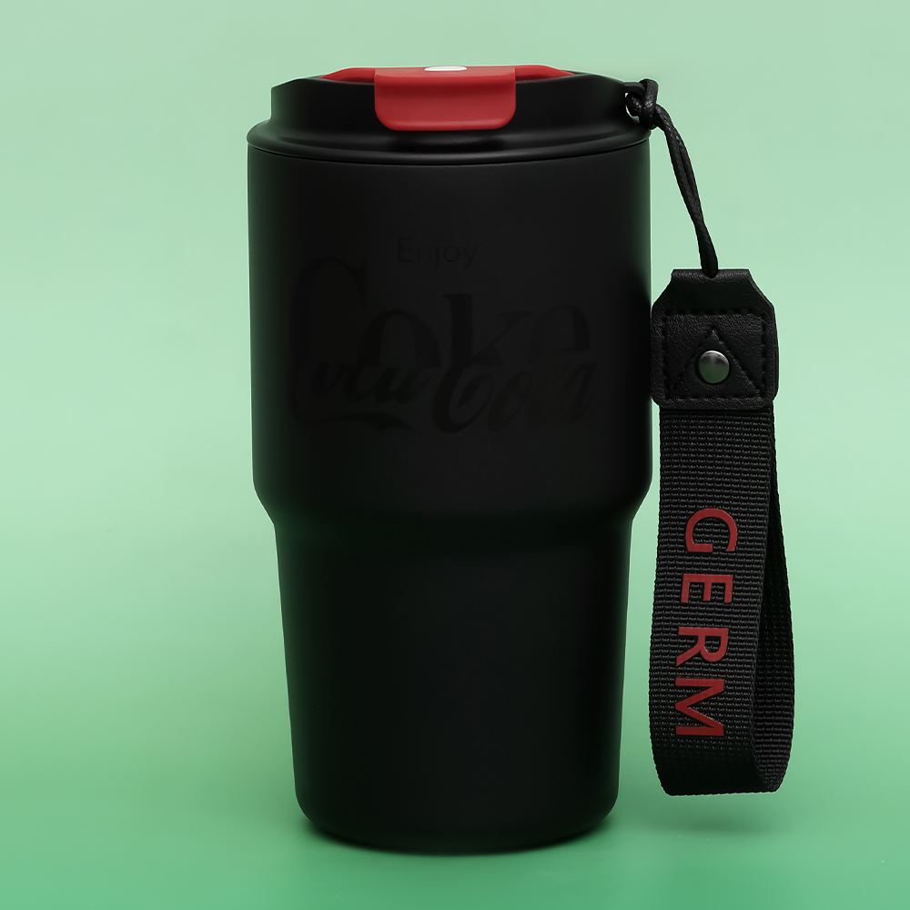 Ly giữ nhiệt inox 590 ml Enjoy Coca Cola GERM GPS-2123VP-CCEB Màu Đen