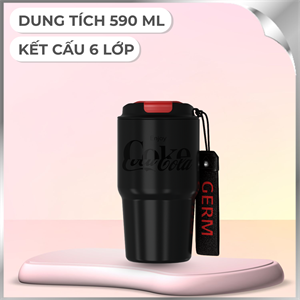 Ly giữ nhiệt inox 590 ml Enjoy Coca Cola GERM GPS-2123VP-CCEB