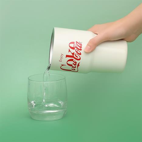 Ly giữ nhiệt 590 ml Enjoy Coca Cola GERM GPS-2123VP-CCEW Màu Trắng