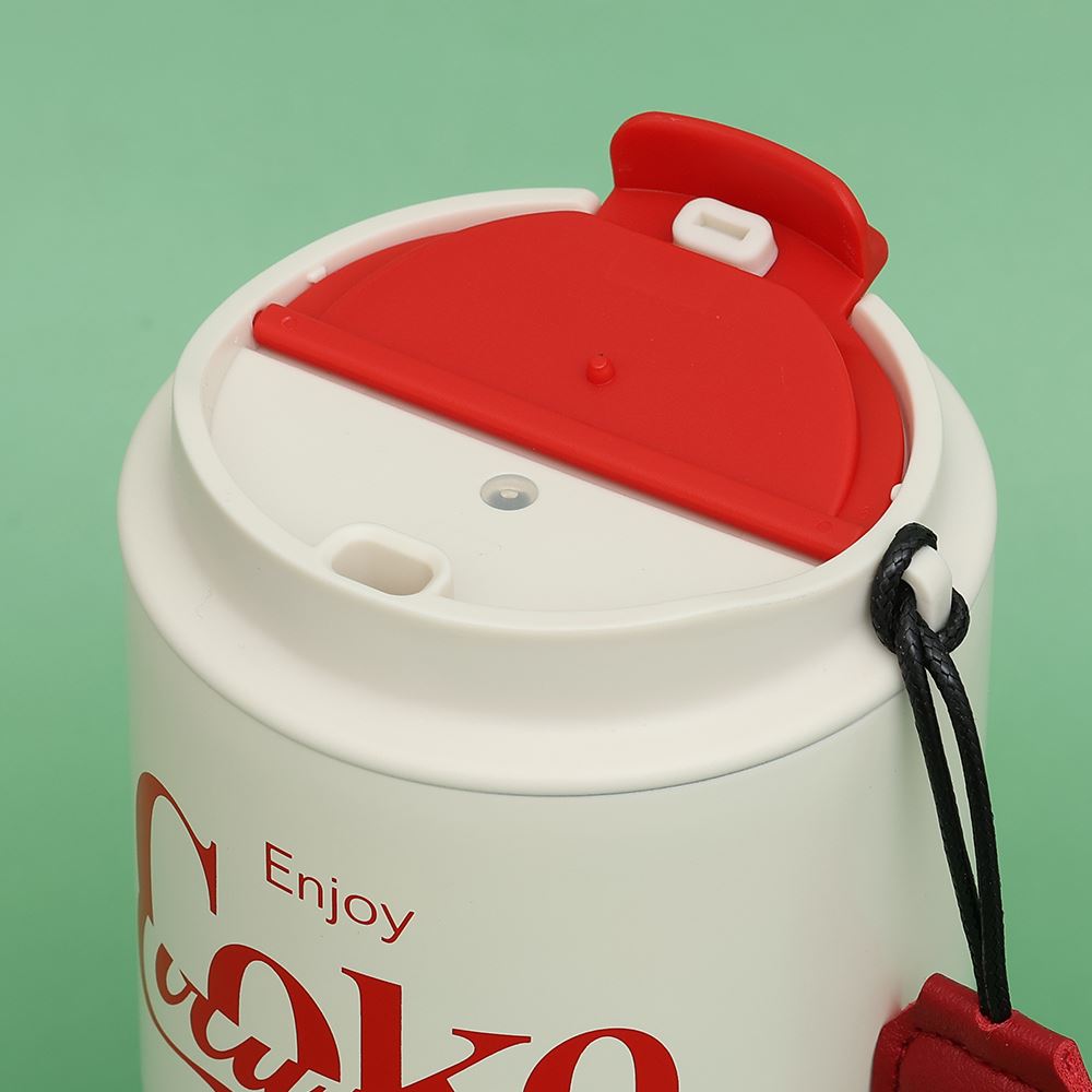 Ly giữ nhiệt 590 ml Enjoy Coca Cola GERM GPS-2123VP-CCEW Màu Trắng