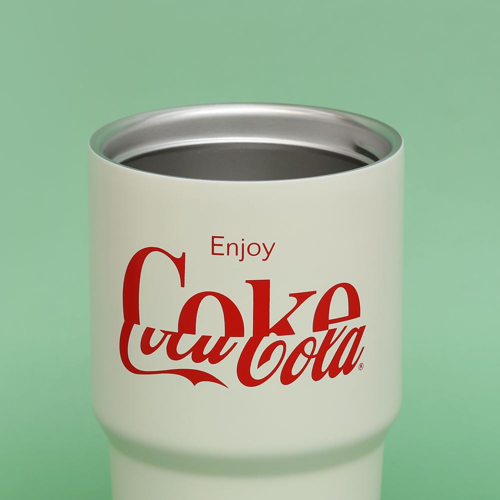 Ly giữ nhiệt 590 ml Enjoy Coca Cola GERM GPS-2123VP-CCEW Màu Trắng