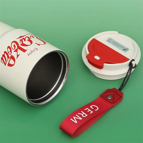 Ly giữ nhiệt 590 ml Enjoy Coca Cola GERM GPS-2123VP-CCEW Màu Trắng