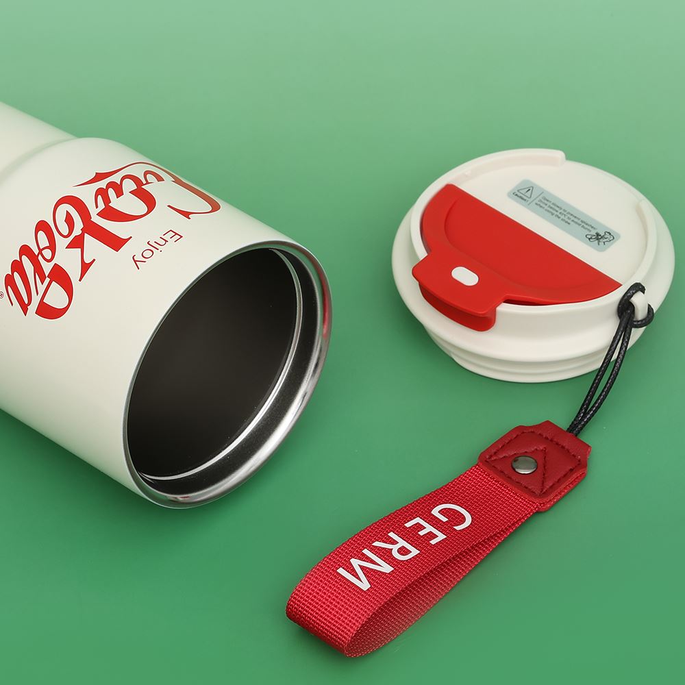 Ly giữ nhiệt 590 ml Enjoy Coca Cola GERM GPS-2123VP-CCEW Màu Trắng
