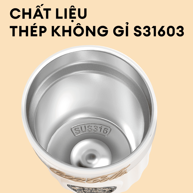 Ly giữ nhiệt inox 500 ml Huy Hiệu Coca Cola GERM GE-CK23AW-B66 - 3