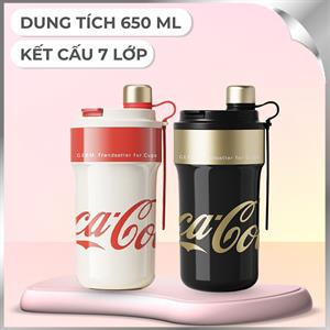 Ly giữ nhiệt inox 650 ml PPB Coca Cola GERM GE-CK24AW-B82