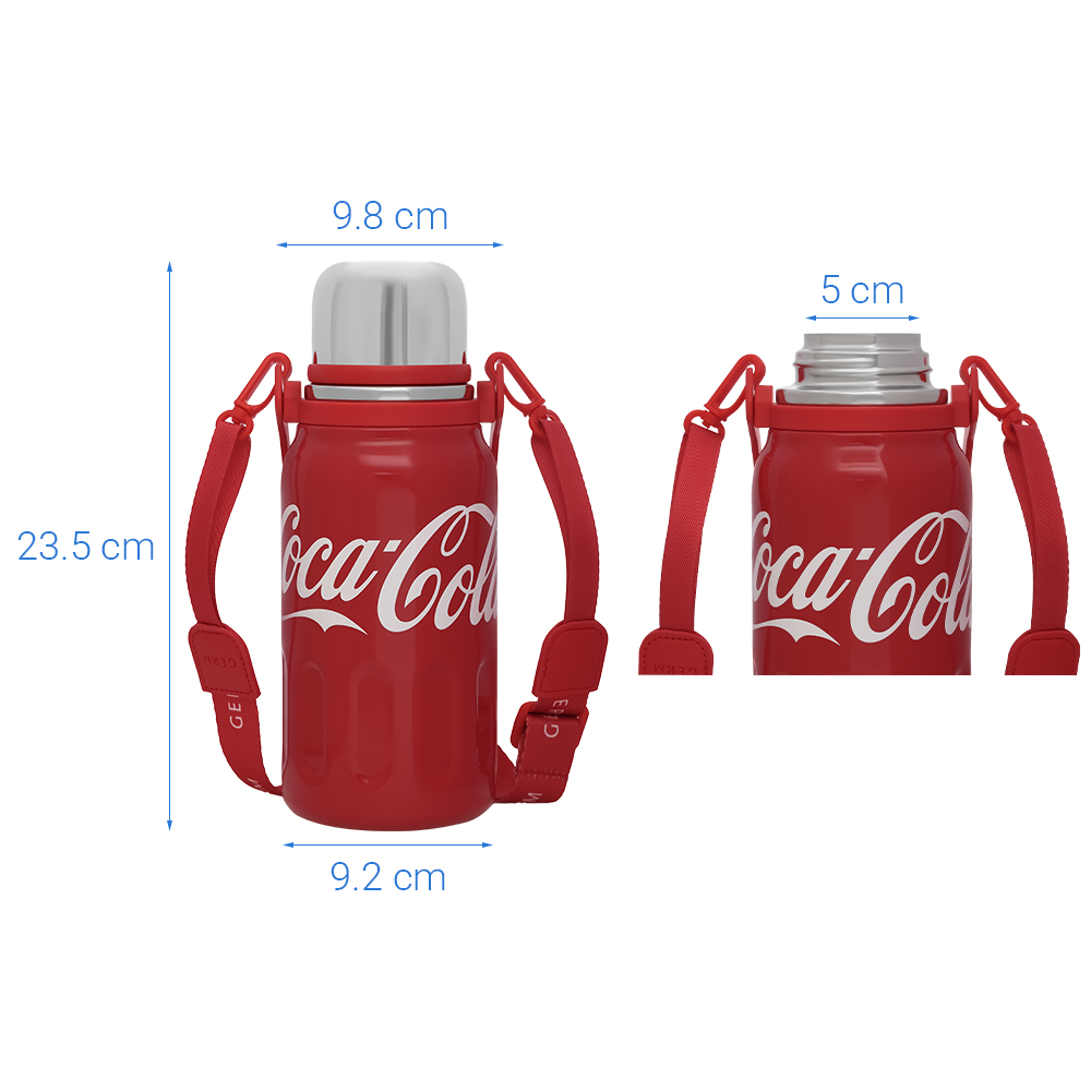 Ly giữ nhiệt inox 800 ml Max Coca Cola GERM GE-CK23AW-B35