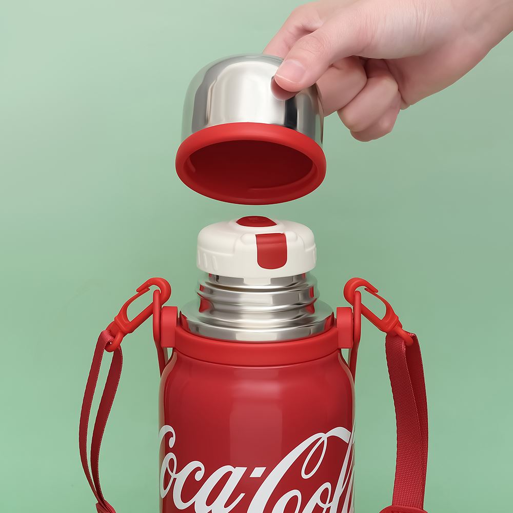 Ly giữ nhiệt inox 800 ml Max Coca Cola GERM GE-CK23AW-B35 Màu Đỏ