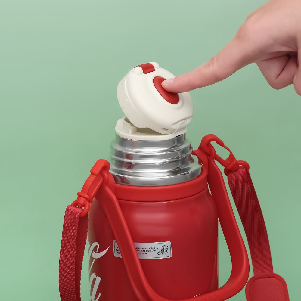 Ly giữ nhiệt inox 800 ml Max Coca Cola GERM GE-CK23AW-B35 Màu Đỏ