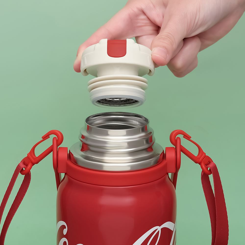 Ly giữ nhiệt inox 800 ml Max Coca Cola GERM GE-CK23AW-B35 Màu Đỏ