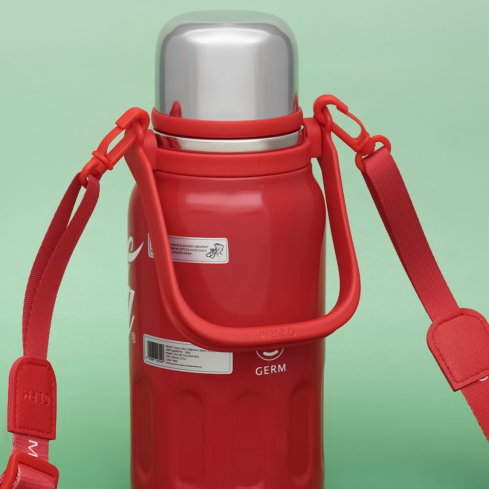 Ly giữ nhiệt inox 800 ml Max Coca Cola GERM GE-CK23AW-B35 Màu Đỏ