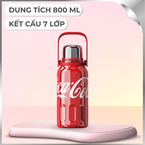 Ly giữ nhiệt inox 800 ml Max Coca Cola GERM GE-CK23AW-B35
