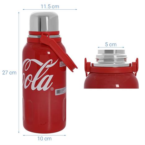 Ly giữ nhiệt inox 1200 ml Max Coca Cola GERM GE-CK23AW-B36 Màu Đỏ