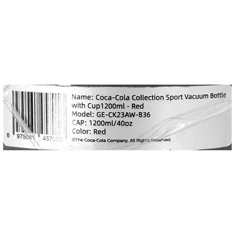 Ly giữ nhiệt inox 1200 ml Max Coca Cola GERM GE-CK23AW-B36 Màu Đỏ