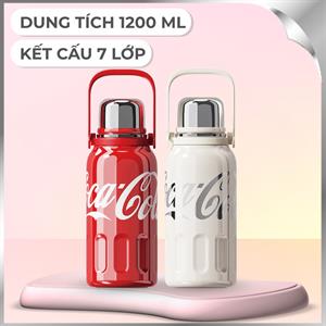 Ly giữ nhiệt inox 1200 ml Max Coca Cola GERM GE-CK23AW-B36
