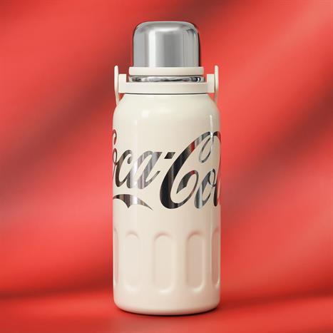 Ly giữ nhiệt inox 1200 ml Max Coca Cola GERM GE-CK23AW-B36 Màu Trắng