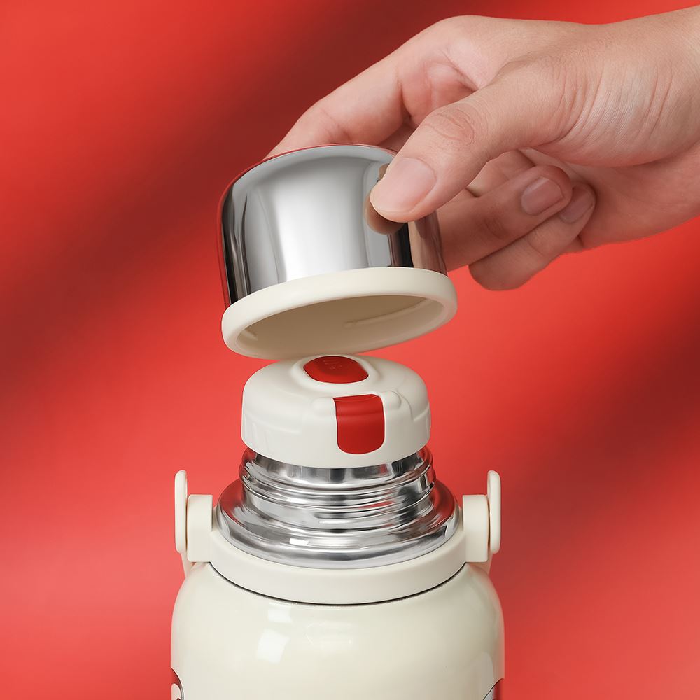 Ly giữ nhiệt inox 1200 ml Max Coca Cola GERM GE-CK23AW-B36 Màu Trắng