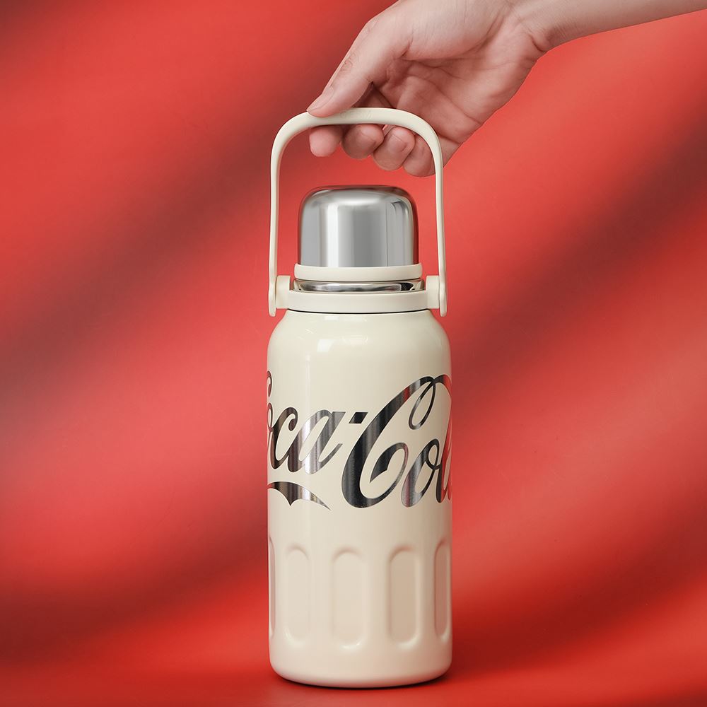 Ly giữ nhiệt inox 1200 ml Max Coca Cola GERM GE-CK23AW-B36 Màu Trắng