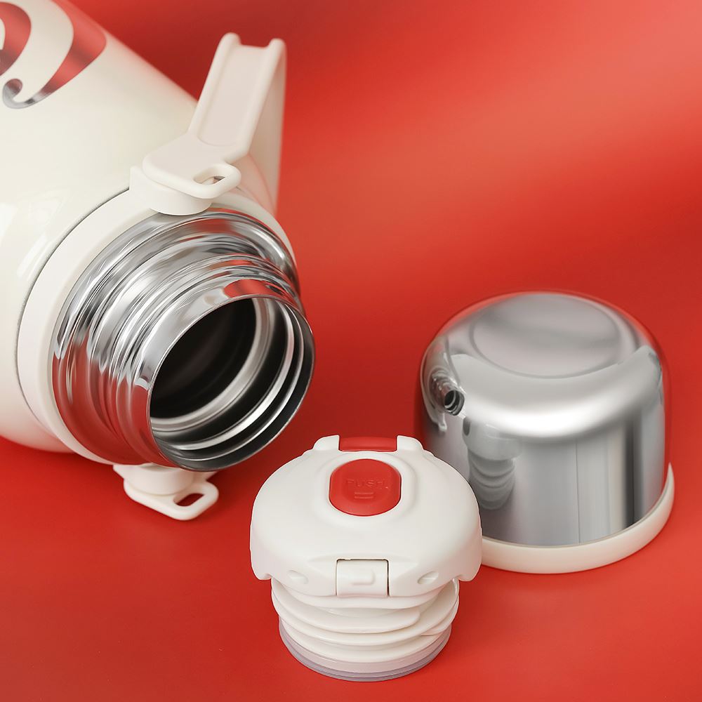 Ly giữ nhiệt inox 1200 ml Max Coca Cola GERM GE-CK23AW-B36 Màu Trắng