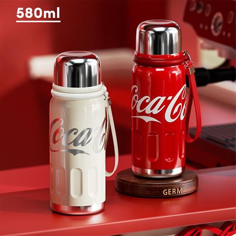 Ly giữ nhiệt inox 580 ml Max Coca Cola GERM GE-CK24AW-B86 Màu Đỏ