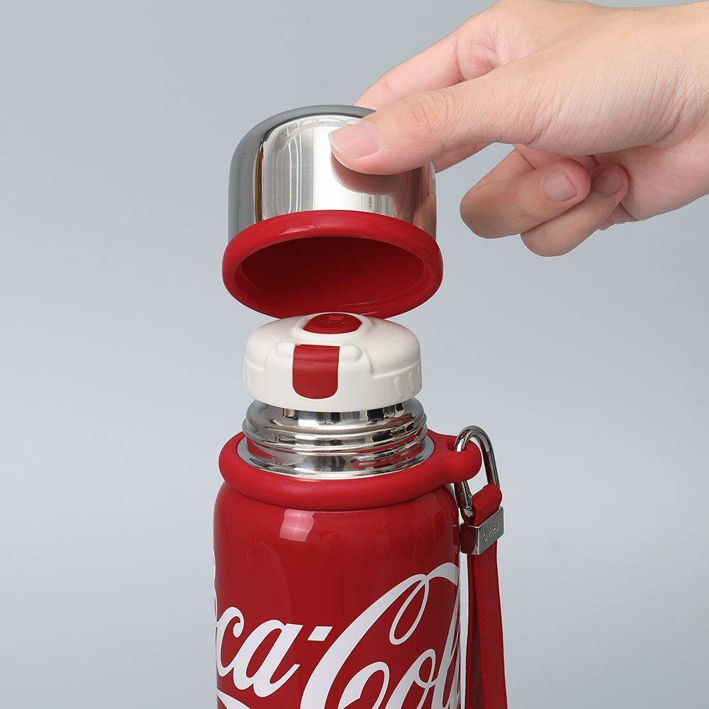 Ly giữ nhiệt inox 580 ml Max Coca Cola GERM GE-CK24AW-B86 Màu Đỏ