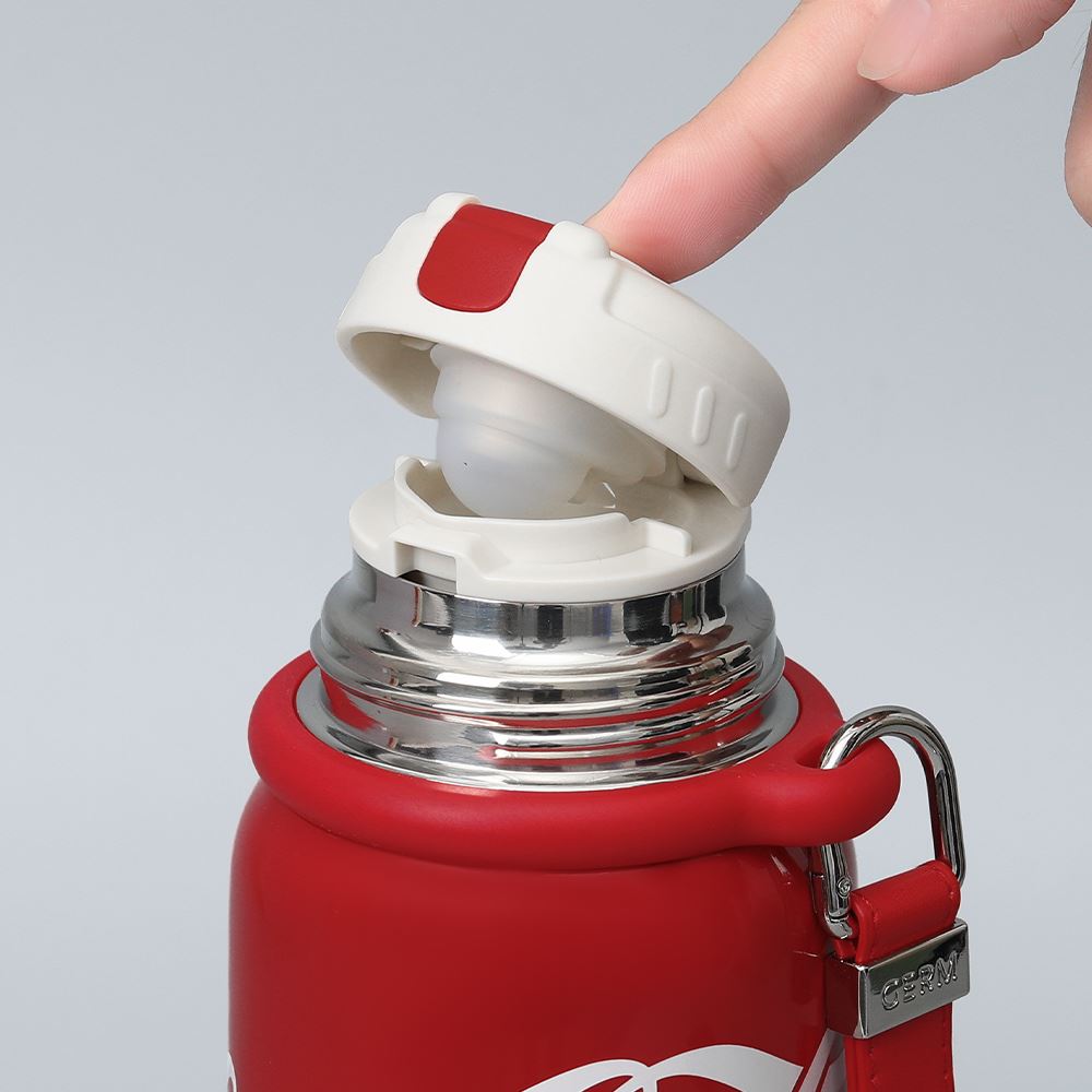 Ly giữ nhiệt inox 580 ml Max Coca Cola GERM GE-CK24AW-B86 Màu Đỏ