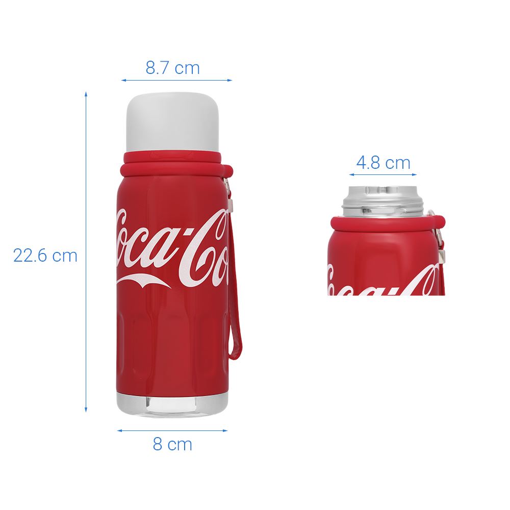 Ly giữ nhiệt inox 580 ml Max Coca Cola GERM GE-CK24AW-B86 Màu Đỏ