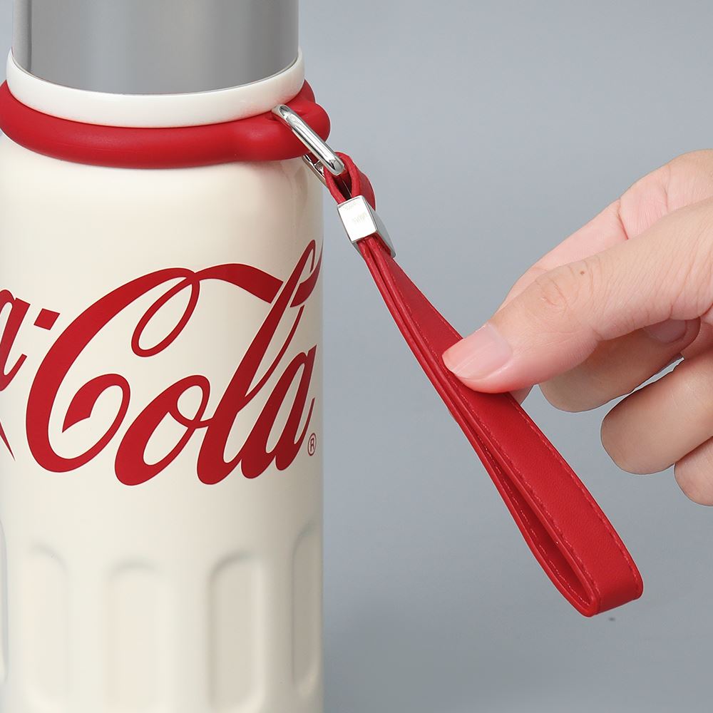 Ly giữ nhiệt inox 580 ml Max Coca Cola GERM GE-CK24AW-B86 Màu Trắng - Đỏ