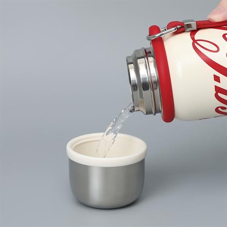 Ly giữ nhiệt inox 580 ml Max Coca Cola GERM GE-CK24AW-B86 Màu Trắng - Đỏ