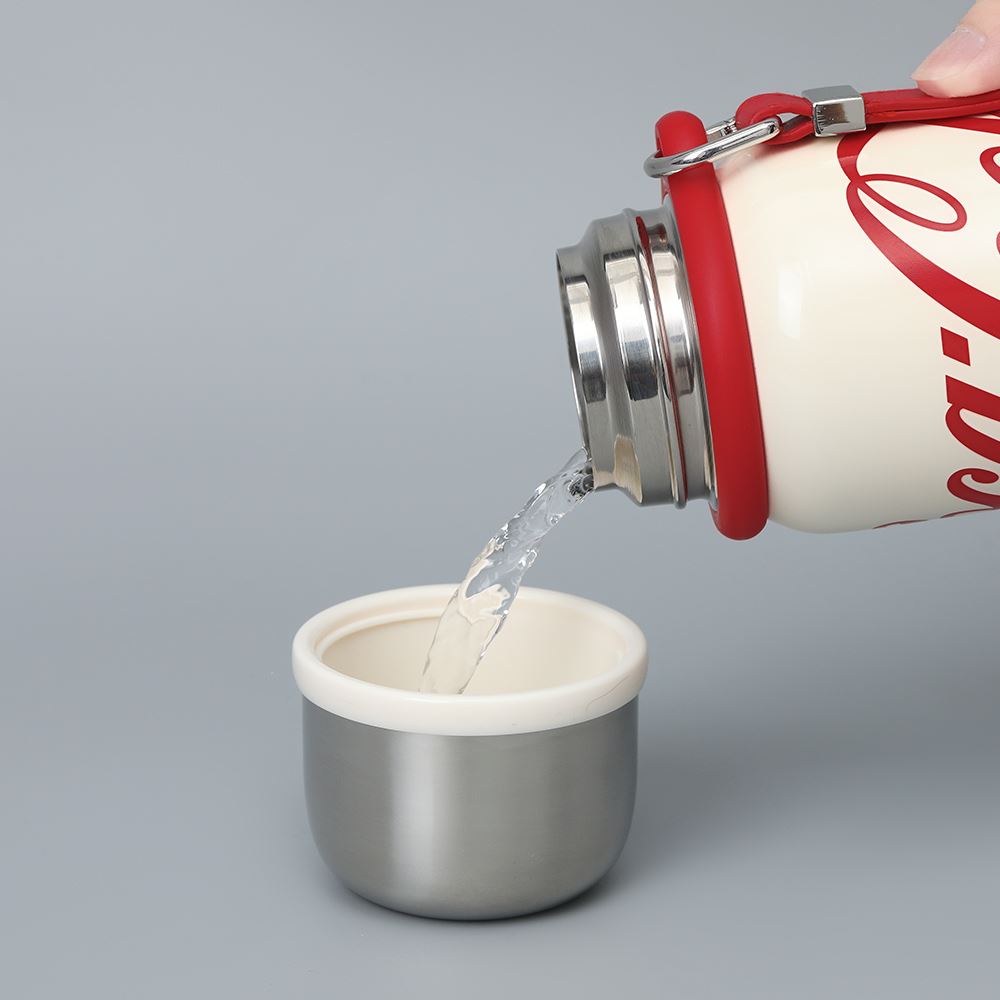 Ly giữ nhiệt inox 580 ml Max Coca Cola GERM GE-CK24AW-B86 Màu Trắng - Đỏ