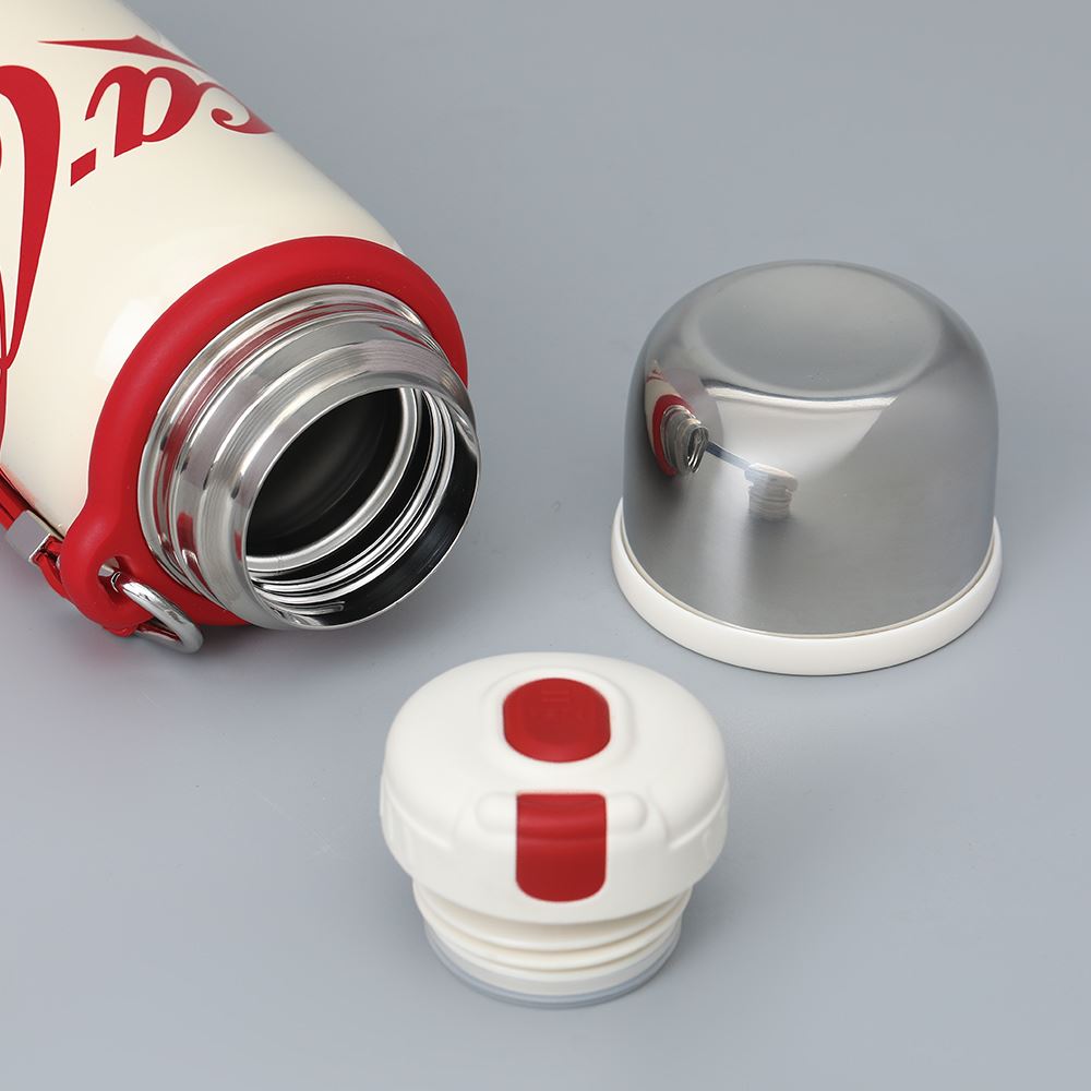 Ly giữ nhiệt inox 580 ml Max Coca Cola GERM GE-CK24AW-B86 Màu Trắng - Đỏ