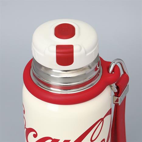 Ly giữ nhiệt inox 580 ml Max Coca Cola GERM GE-CK24AW-B86 Màu Trắng - Đỏ