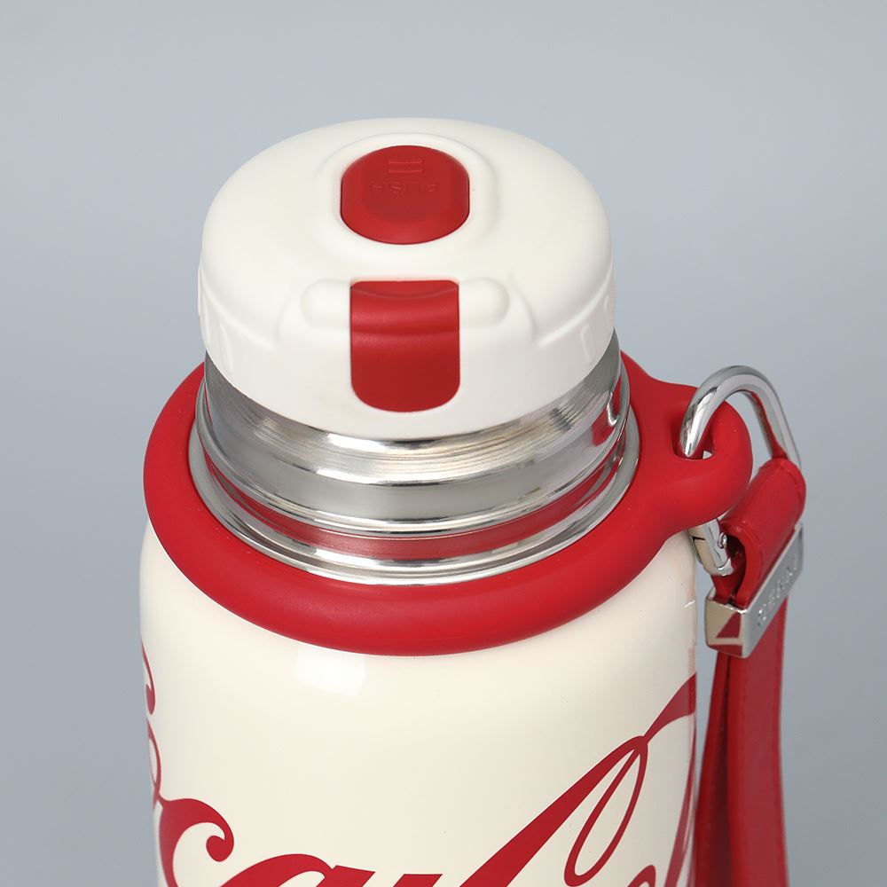 Ly giữ nhiệt inox 580 ml Max Coca Cola GERM GE-CK24AW-B86 Màu Trắng - Đỏ