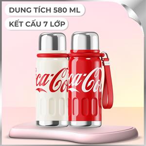 Ly giữ nhiệt inox 580 ml Max Coca Cola GERM GE-CK24AW-B86